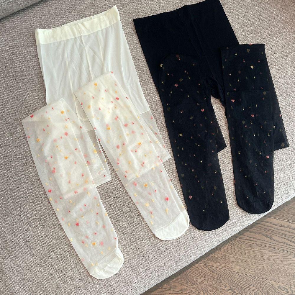 2Pcs Transparent Colorful Dot Stockings Nylon Mesh Pantyhose Comfortable Leggings Women Girl чорний
2Pcs Transparent Colorful Dot Stockings Nylon Mesh Pantyhose Comfortable Leggings Women Girl чорний