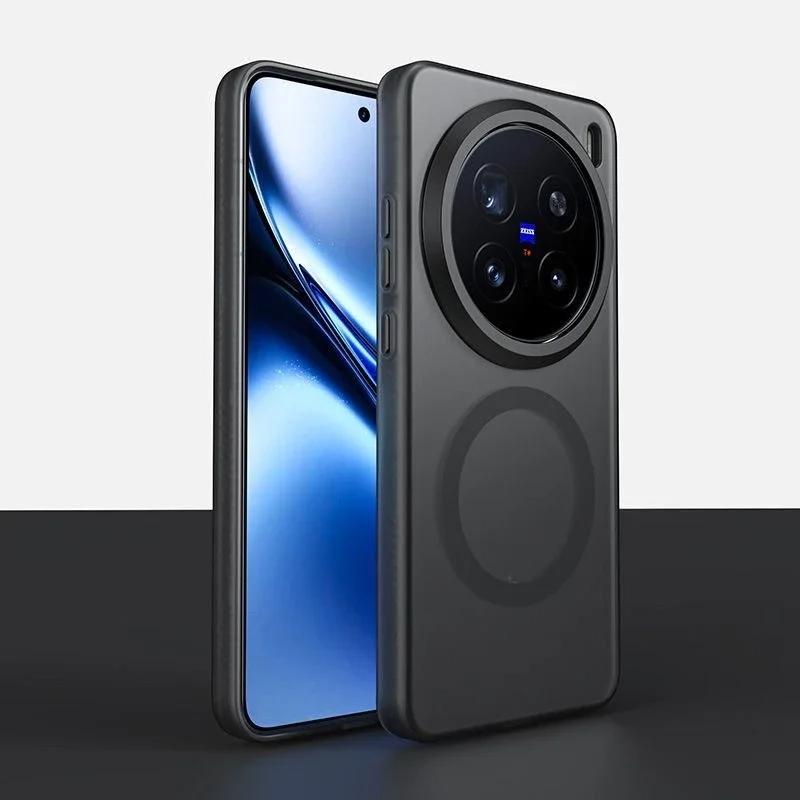 For Vivo X200 Ultra Phone Case Transparent Magnetic Matte PC Hard Cover For Vivo X200s Pro Mini X100S Pro X100 Ultra Skin Feel vivo X100 чорний
For Vivo X200 Ultra Phone Case Transparent Magnetic Matte PC Hard Cover For Vivo X200s Pro Mini X100S Pro X100 Ultra Skin Feel vivo X100 чорний
