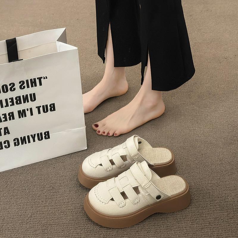 Muffin thick sole heightening bag head sandals women s outer wear 2025 summer new hollow breathable hole shoes casual sandals 40
Muffin thick sole heightening bag head sandals women s outer wear 2025 summer new hollow breathable hole shoes casual sandals 40