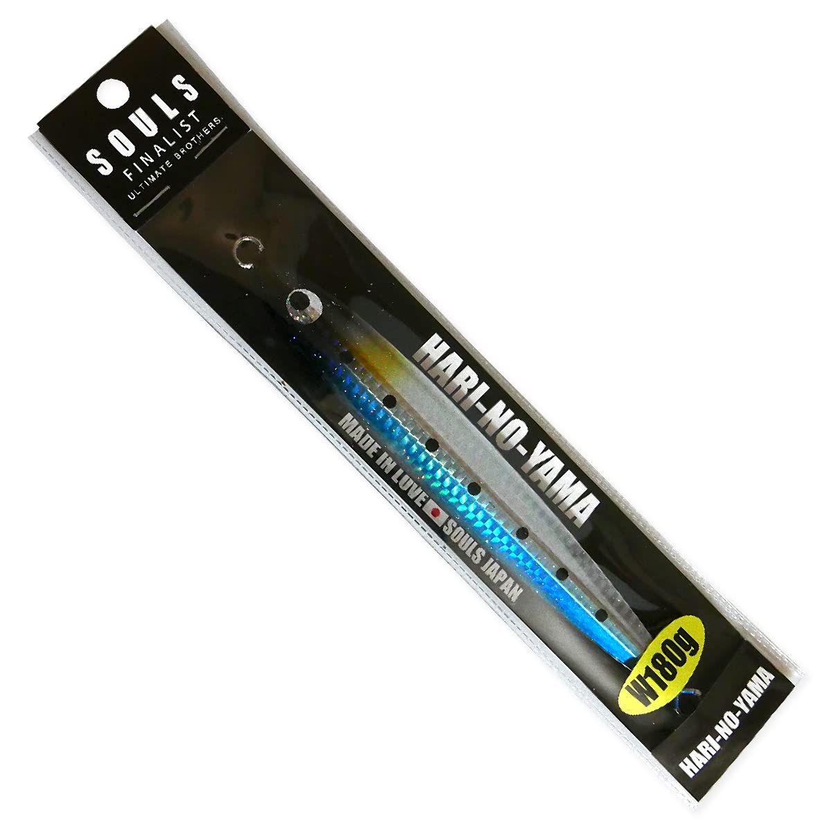 SOULS Harinoyama Wide Fishing 180g Lure, (07 Sardine)
SOULS Harinoyama Wide Fishing 180g Lure, (07 Sardine)