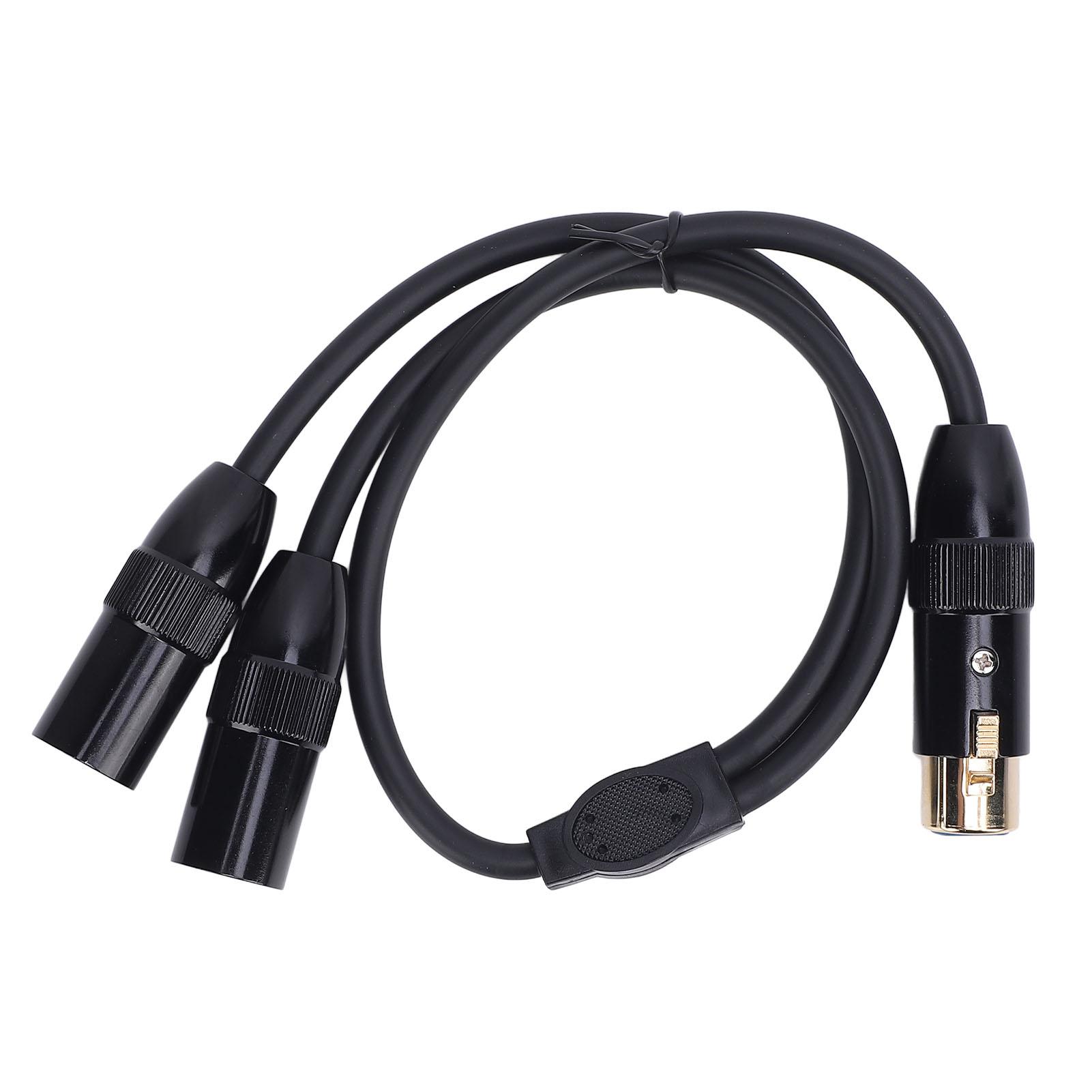 Микрофонный Y-разветвитель 1,6 фута 3-контактный двойной гнездовой XLR к штекерному XLR разветвитель для микрофона
Микрофонный Y-разветвитель 1,6 фута 3-контактный двойной гнездовой XLR к штекерному XLR разветвитель для микрофона