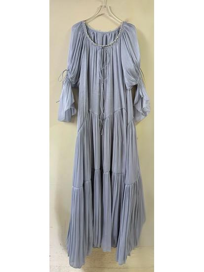 European Pearl Collar Pleated Tassel Dress with Patchwork and Lace-up Design XL
European Pearl Collar Pleated Tassel Dress with Patchwork and Lace-up Design XL