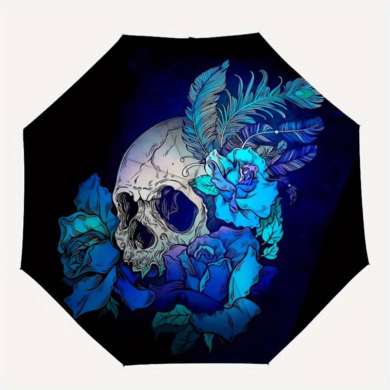 1pc Skull Roses Automatic Folding Umbrella Portable Collapsible Design, 8-Rib Iron Frame, Durable Fabric, All-Season Casual Outdoor 167
1pc Skull Roses Automatic Folding Umbrella Portable Collapsible Design, 8-Rib Iron Frame, Durable Fabric, All-Season Casual Outdoor 167