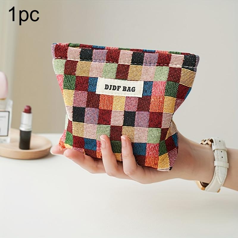 1pc Mini Female Cosmetic Bag Portable Red Soft Small Sanitary Napkin Storage Bag Commuter Coin Key Bag Portable Bank Card Bag
1pc Mini Female Cosmetic Bag Portable Red Soft Small Sanitary Napkin Storage Bag Commuter Coin Key Bag Portable Bank Card Bag