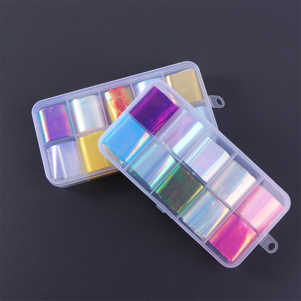 Effect Mirror Holographic Nail Decals Aurora Nail Stickers Nail art Decorations Nail Transfer Foils B
Effect Mirror Holographic Nail Decals Aurora Nail Stickers Nail art Decorations Nail Transfer Foils B