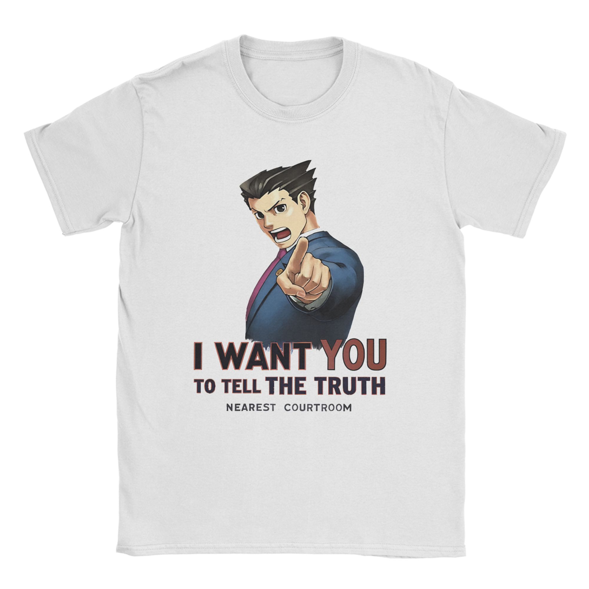 Fashion Ace Attorney Phoenix T Shirt For Unisex Cotton Tee Shirt Short Sleeve Clothes 4XL
Fashion Ace Attorney Phoenix T Shirt For Unisex Cotton Tee Shirt Short Sleeve Clothes 4XL