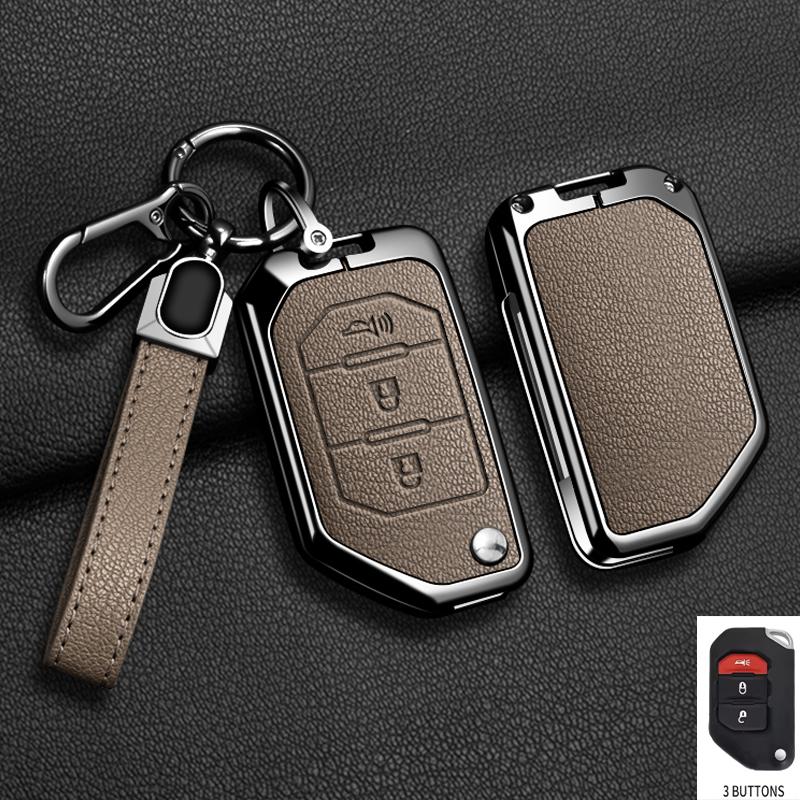 Zinc Alloy Leather Car Key Case Cover For Jeep Wrangler Jl Jlu Rubicon Gladiator Jt Sahara Jlu
Zinc Alloy Leather Car Key Case Cover For Jeep Wrangler Jl Jlu Rubicon Gladiator Jt Sahara Jlu