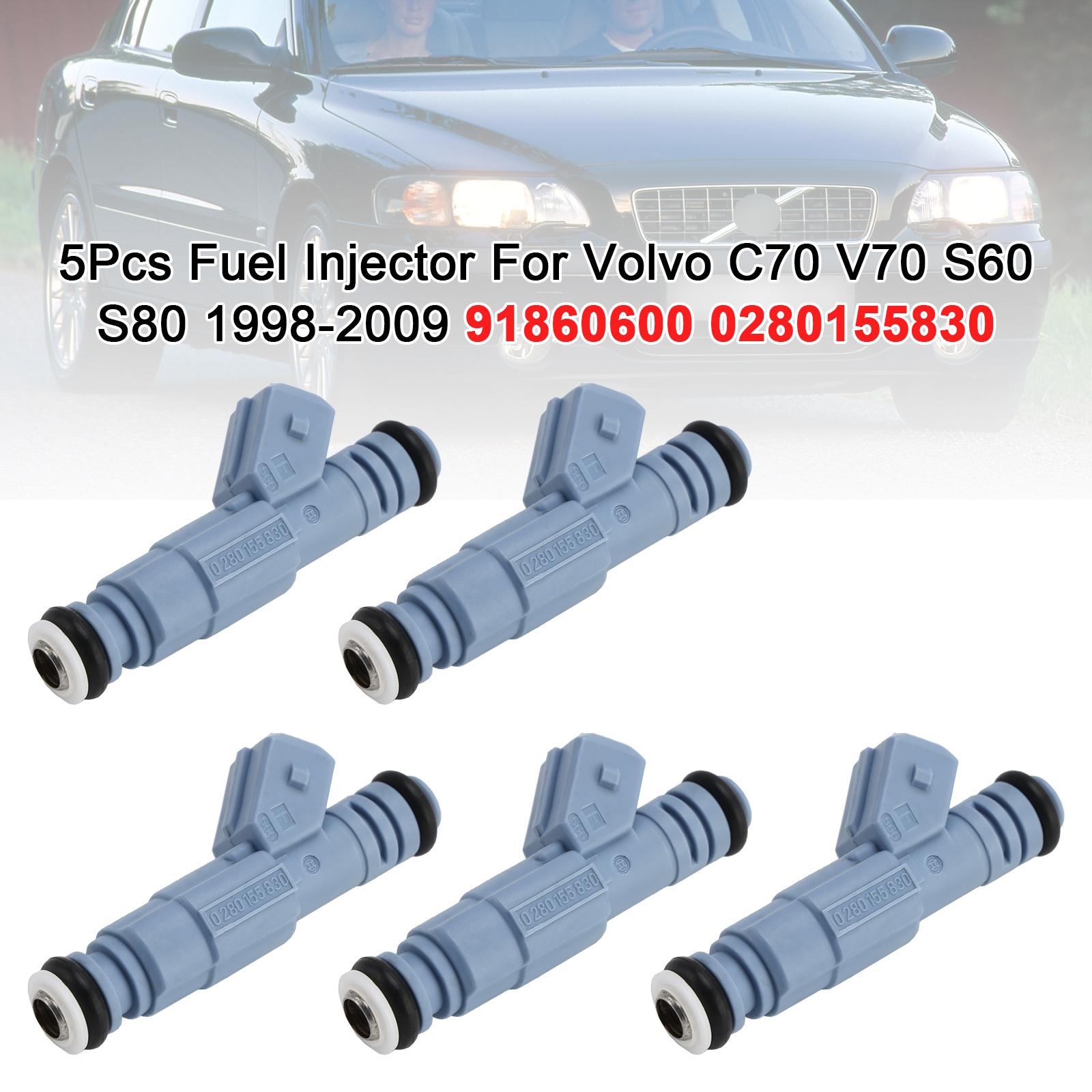 5Pcs Fuel Injector For Volvo C70 V70 S60 S80 1998-2009 91860600 0280155830
5Pcs Fuel Injector For Volvo C70 V70 S60 S80 1998-2009 91860600 0280155830
