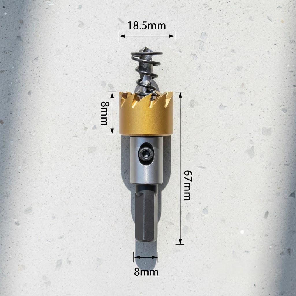 STONEGO 5Pcs HSS Hole Saw Drill Bit Set for Sheet Metal Reaming 16mm 18.5mm 20mm 25mm 30mm
STONEGO 5Pcs HSS Hole Saw Drill Bit Set for Sheet Metal Reaming 16mm 18.5mm 20mm 25mm 30mm