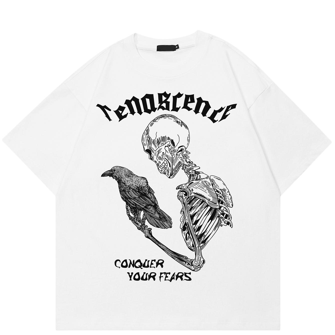 Футболка «Скелет» с узором «Ворон»
Футболка «Скелет» с узором «Ворон»