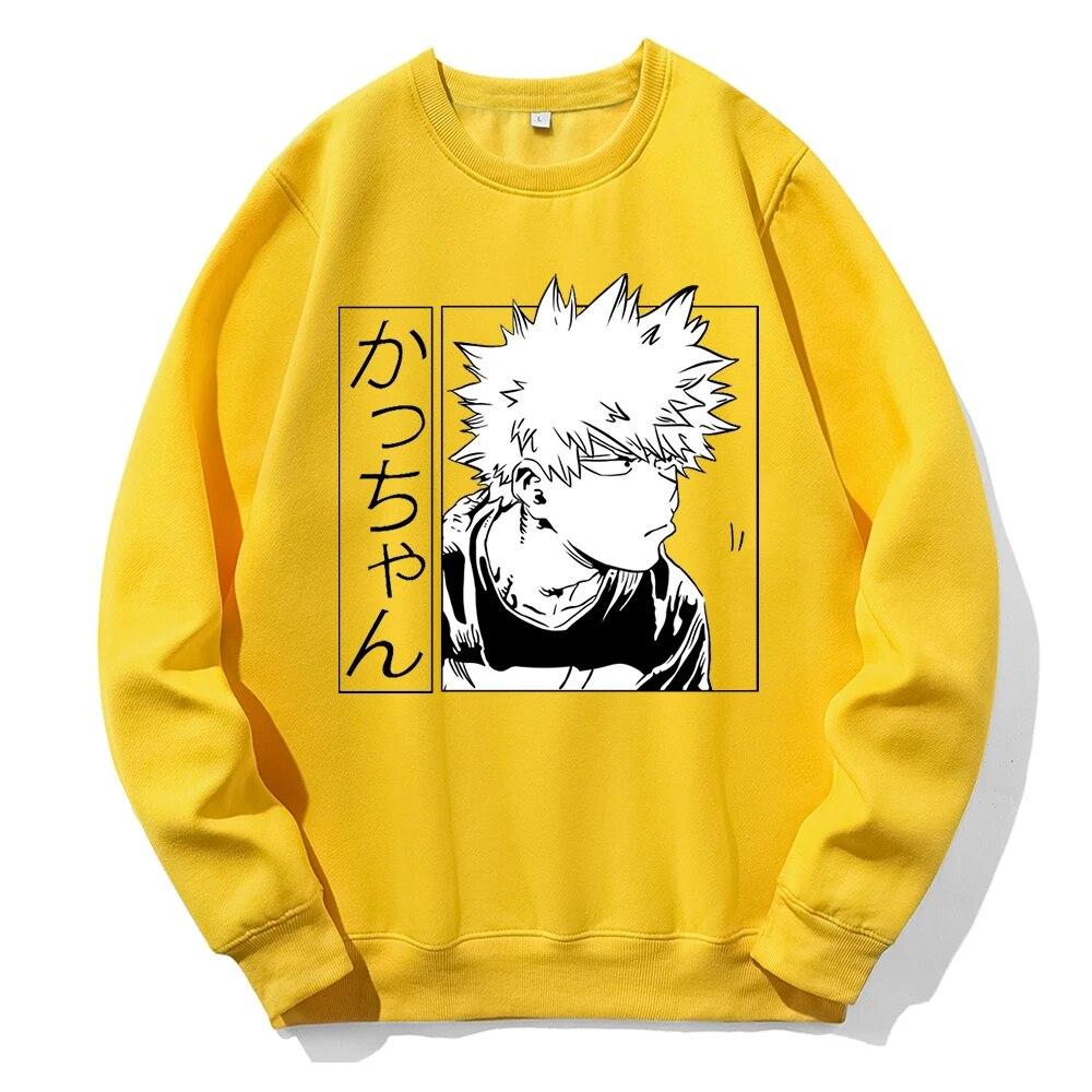 Толстовки унисекс с принтом My Hero Academia Katsuki Bakugo, дышащая свободная толстовка с рисунком, забавный пуловер, спортивные уличные толстовки S
Толстовки унисекс с принтом My Hero Academia Katsuki Bakugo, дышащая свободная толстовка с рисунком, забавный пуловер, спортивные уличные толстовки S
