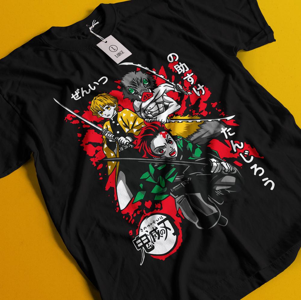 Demon Slayer Shirt Tanjiro Tshirt Nezuko T-Shirt Muzan Doma Tee Inosuke Zenitsu 4XL
Demon Slayer Shirt Tanjiro Tshirt Nezuko T-Shirt Muzan Doma Tee Inosuke Zenitsu 4XL