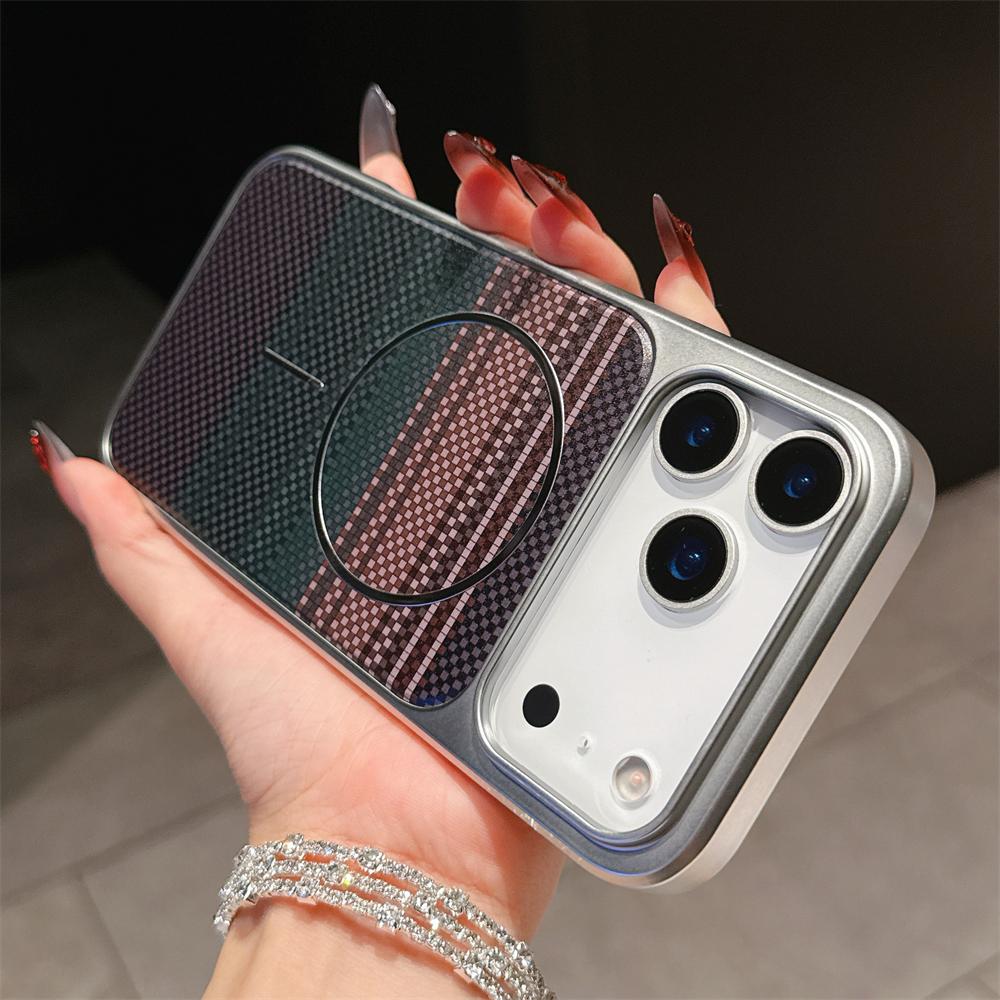 Plating Carbon Fibre Pattern Magnetic Case For iPhone 17 Air 16 15 14 Pro Max Plus For Magsafe Shockproof Armor Cover iPhone 15 Pro Max
Plating Carbon Fibre Pattern Magnetic Case For iPhone 17 Air 16 15 14 Pro Max Plus For Magsafe Shockproof Armor Cover iPhone 15 Pro Max
