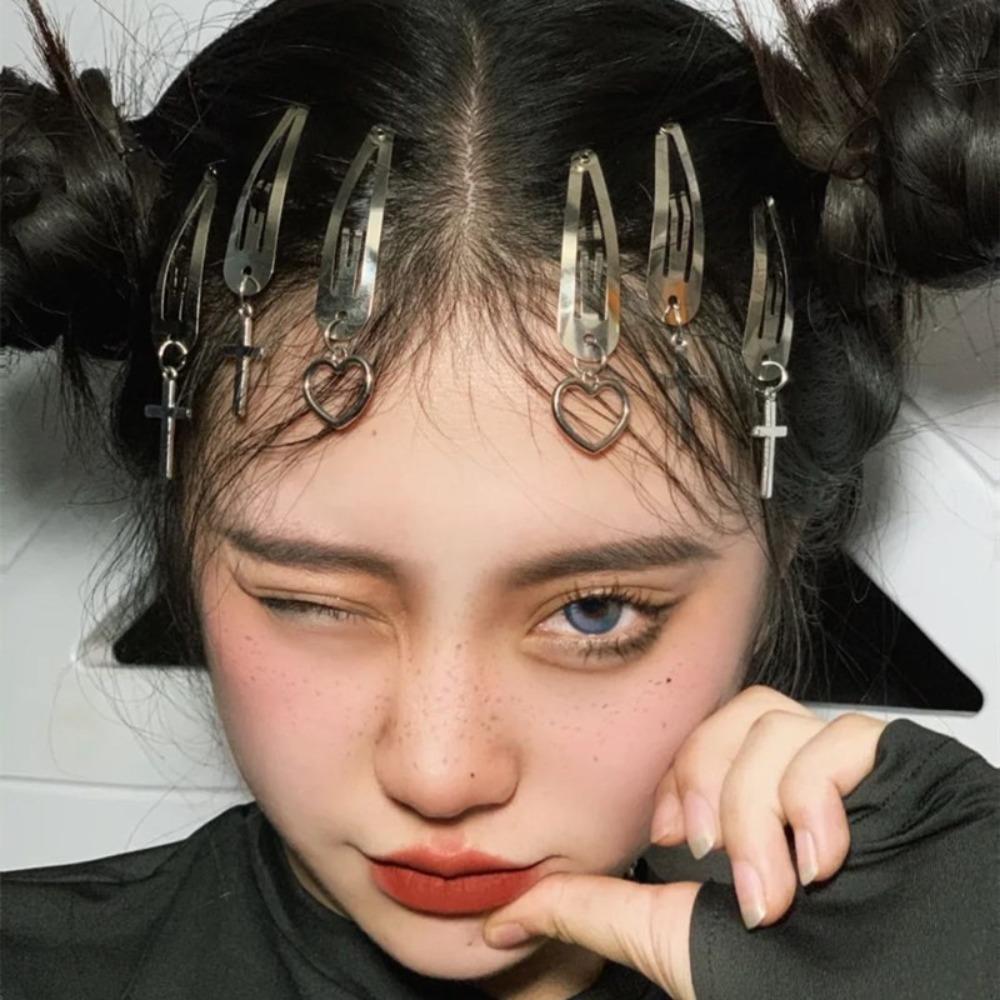 2pcs Metal Women Pendant Hairpins Punk Hair Card Chic Round Barrette Geometric Hair Clip Gifts 15
2pcs Metal Women Pendant Hairpins Punk Hair Card Chic Round Barrette Geometric Hair Clip Gifts 15
