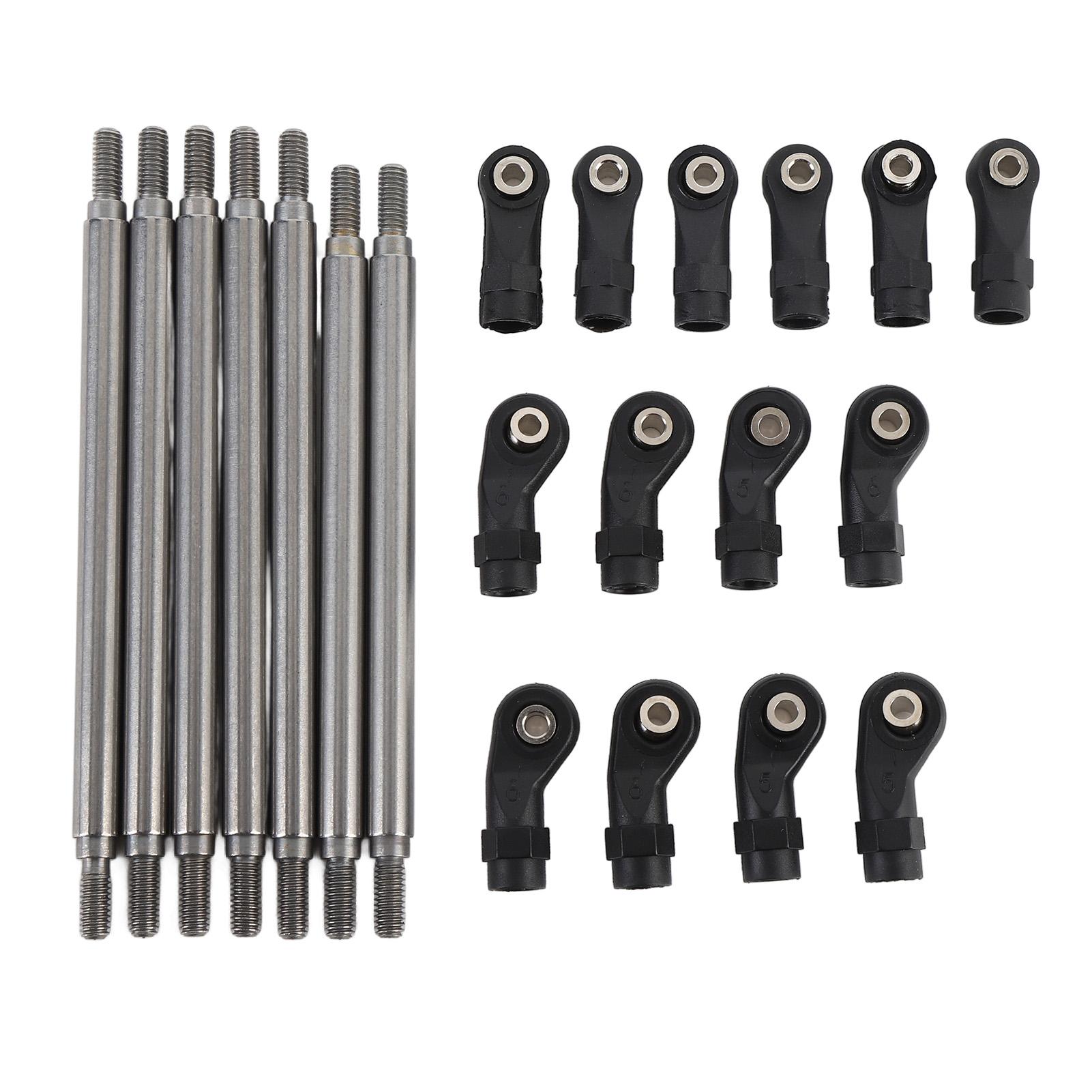 Full Car Tie Rod Kit 6mm Diameter Stainless Steel Easy Installation RC Connecting Rod Kit for Redcat
Full Car Tie Rod Kit 6mm Diameter Stainless Steel Easy Installation RC Connecting Rod Kit for Redcat