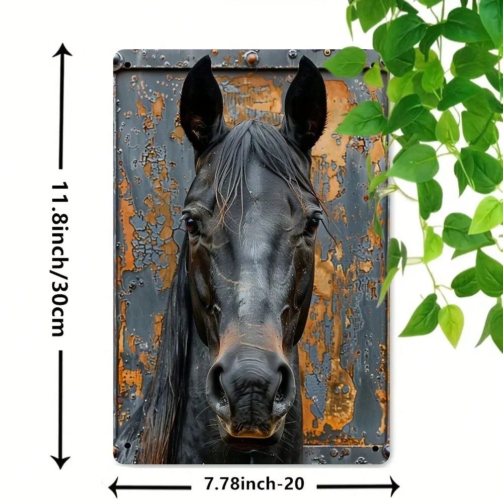 Vintage Majestic Horse Metal Sign Rustic Wall Decor For Room Cafe Bar Seasonal Art Plaque 20X30 різнокольоровий
Vintage Majestic Horse Metal Sign Rustic Wall Decor For Room Cafe Bar Seasonal Art Plaque 20X30 різнокольоровий