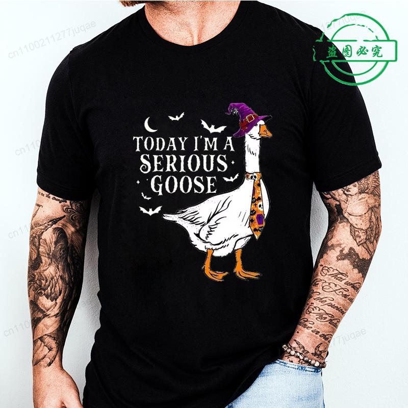 Horror T Shirt for Men Women Today I m A Serious Goose Sarcastic Adult Humor T-Shirts Funny Goose Halloween T-shirt Casual Tees 4XL
Horror T Shirt for Men Women Today I m A Serious Goose Sarcastic Adult Humor T-Shirts Funny Goose Halloween T-shirt Casual Tees 4XL