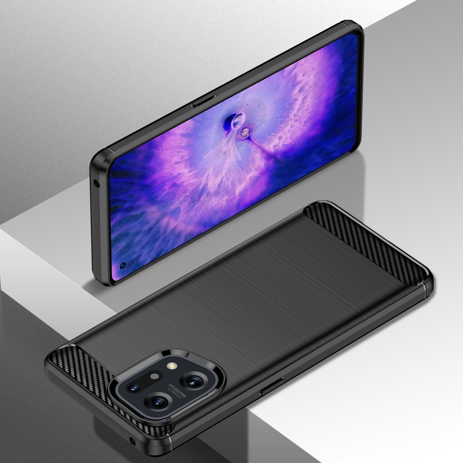 For Oppo Find X5 Carbon Fiber Texture 1.8mm Brushed Surface Phone Case Anti-scratch TPU Back Cover Blue
For Oppo Find X5 Carbon Fiber Texture 1.8mm Brushed Surface Phone Case Anti-scratch TPU Back Cover Blue