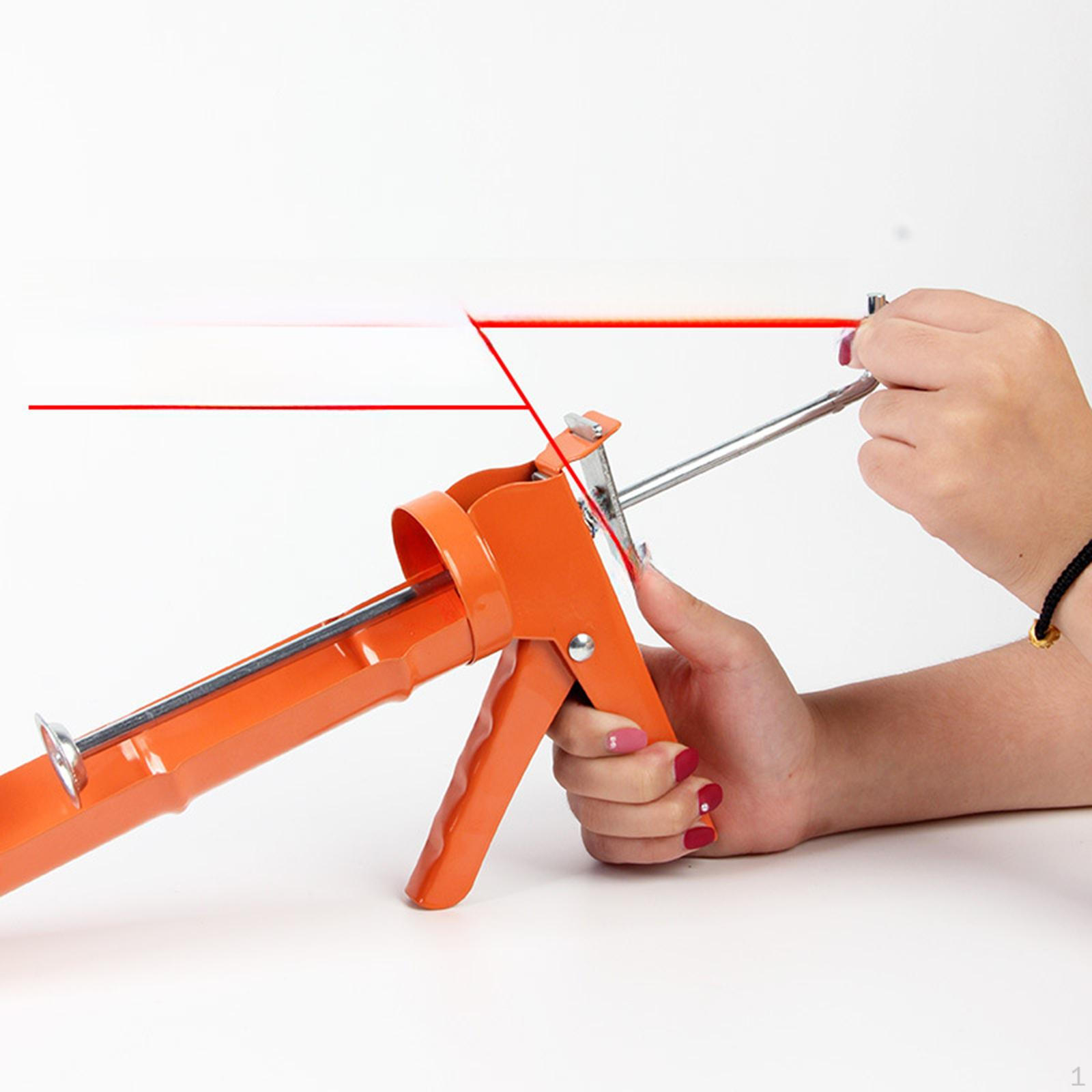Caulking Tool Efficient Sealant Dispenser Portable Comfortable Grip Sturdy Rod Cradle for Sink Joint
Caulking Tool Efficient Sealant Dispenser Portable Comfortable Grip Sturdy Rod Cradle for Sink Joint
