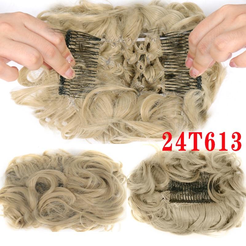 Messy Curly Synthetic Hair Bun Comb Hair Bun With Hair Elastic Band Clipped To Natural Wigs Women s Wigs Women s Hairpins KTB
Messy Curly Synthetic Hair Bun Comb Hair Bun With Hair Elastic Band Clipped To Natural Wigs Women s Wigs Women s Hairpins KTB