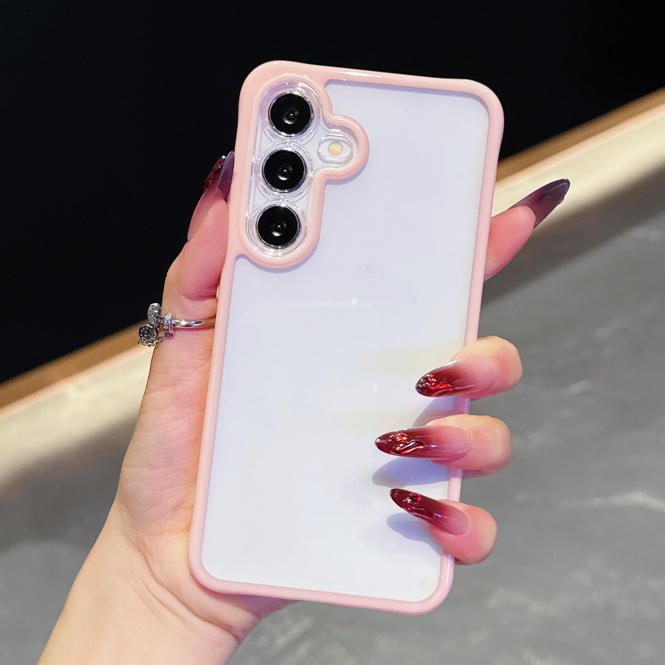 Чехол-бампер конфетного цвета с точной защитой камеры для Samsung Galaxy S23 S24 S25 S24FE Прозрачная мягкая акриловая крышка для Samsung Galaxy A36 A56 A35 A55 A26 Samsung A16 4G/5G розовый
Чехол-бампер конфетного цвета с точной защитой камеры для Samsung Galaxy S23 S24 S25 S24FE Прозрачная мягкая акриловая крышка для Samsung Galaxy A36 A56 A35 A55 A26 Samsung A16 4G/5G розовый