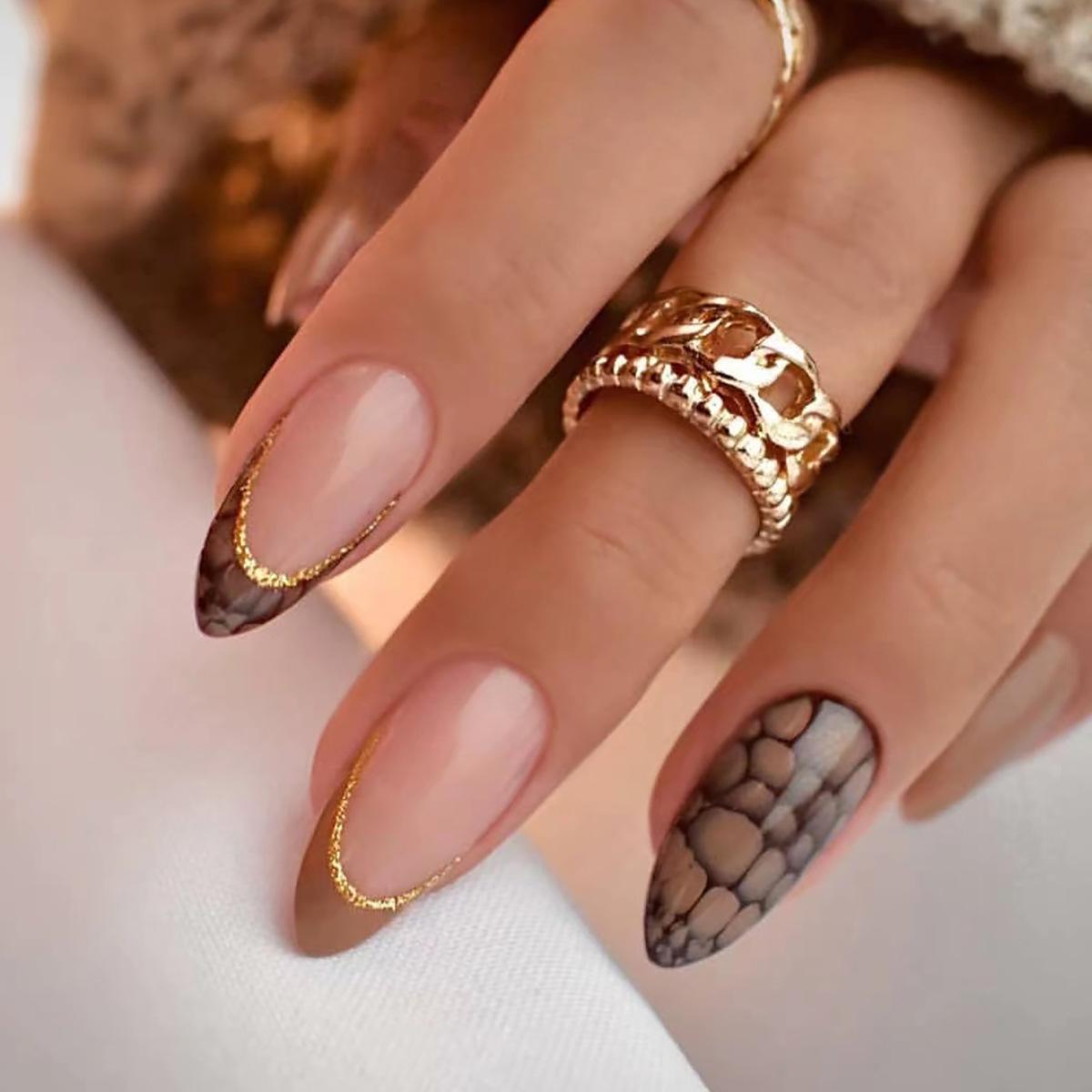 Almond Wearable Nail Stickers - False Nail Tips for Manicures JP2851 Glue Type
Almond Wearable Nail Stickers - False Nail Tips for Manicures JP2851 Glue Type