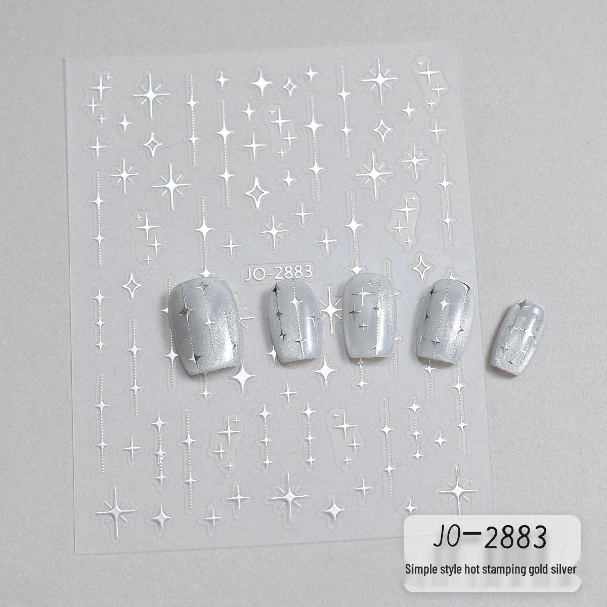 Gold & Silver Star and Moon Nail Stickers with Back Strap Glue
Gold & Silver Star and Moon Nail Stickers with Back Strap Glue
