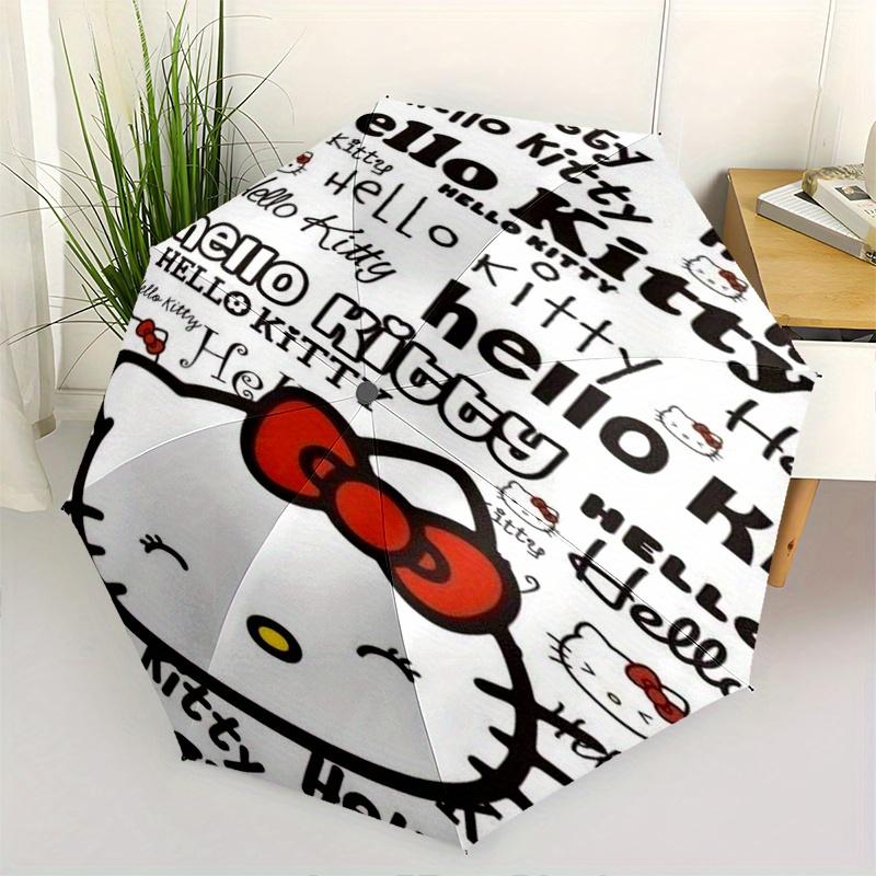 Hello Kitty,Bow Automatic Folding Umbrella-Simple 8-Rib Design, Bright Cartoon Pattern, Durable Iron Frame, Suitable For Travel, Outdoor, Be
Hello Kitty,Bow Automatic Folding Umbrella-Simple 8-Rib Design, Bright Cartoon Pattern, Durable Iron Frame, Suitable For Travel, Outdoor, Be