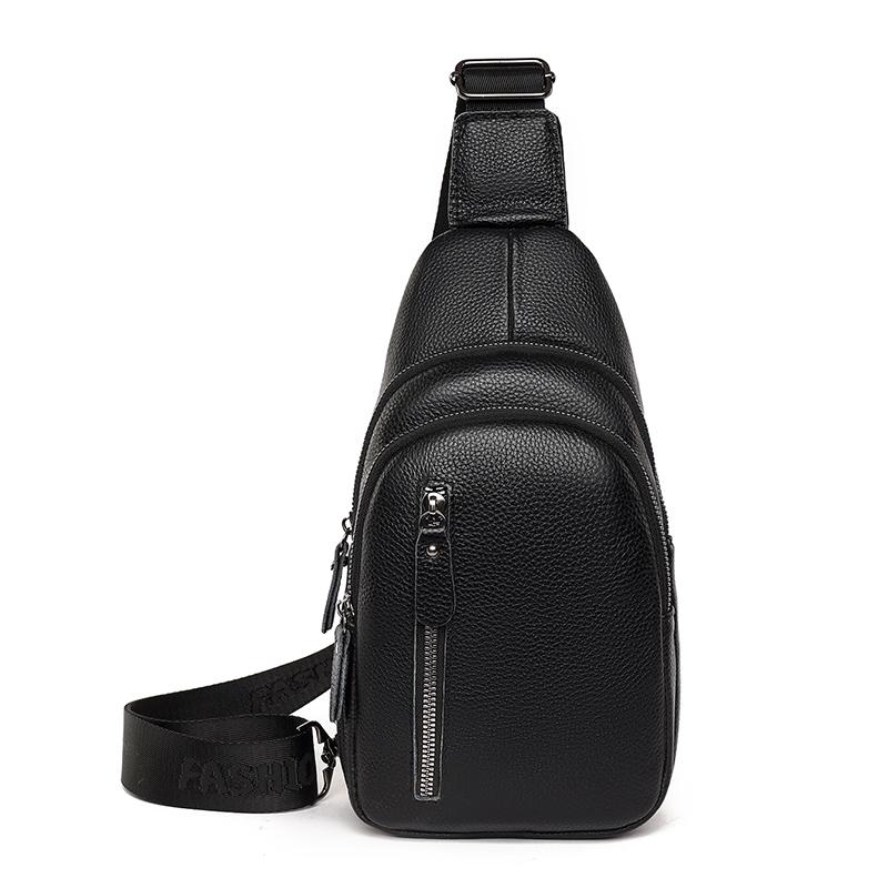 Messenger Shoulder Bag for Men and Women Genuine Leather Crossbody Sling Travel Package Black Designer Chest Bag
Messenger Shoulder Bag for Men and Women Genuine Leather Crossbody Sling Travel Package Black Designer Chest Bag