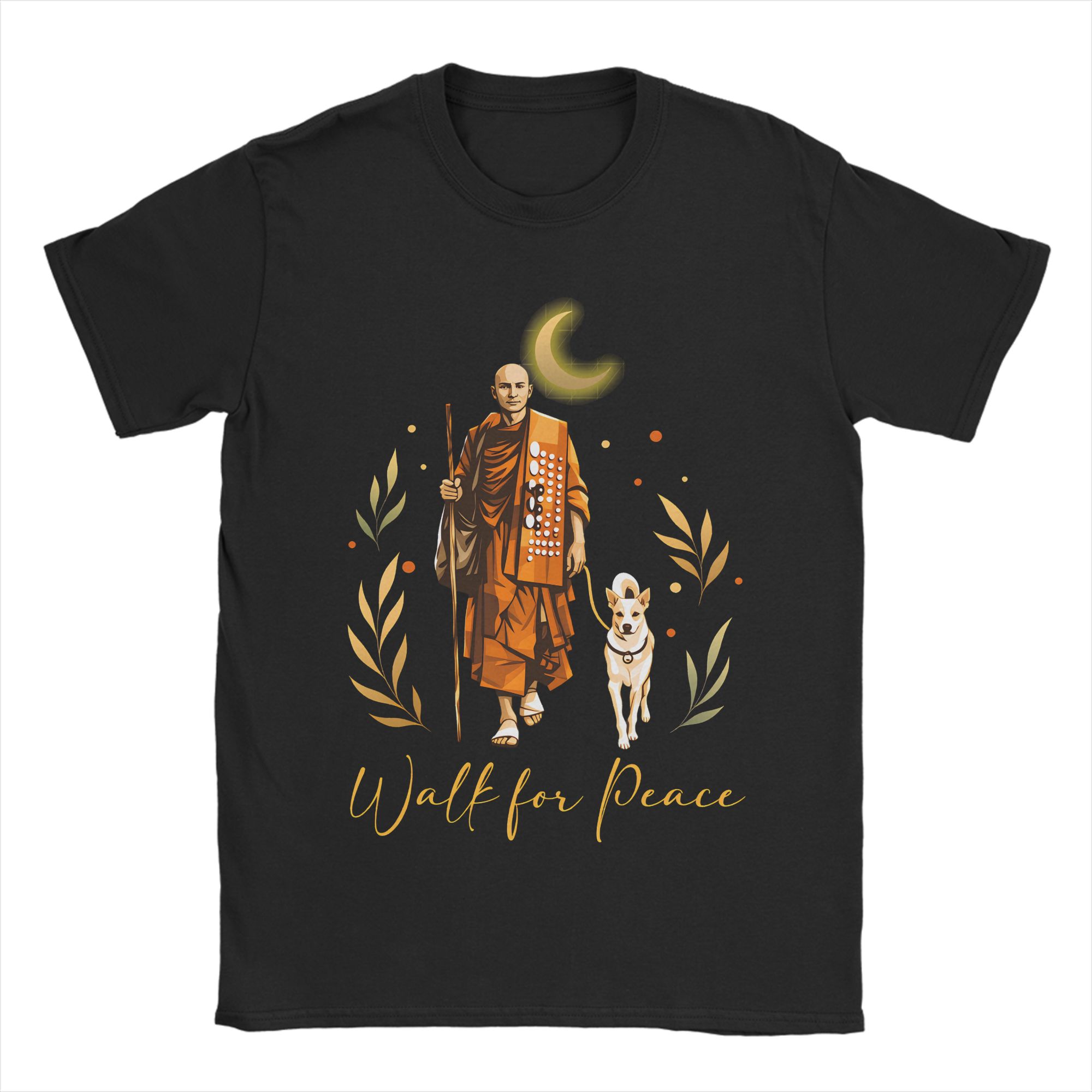 Buddhist Monks Walk For Peace Aloka Dog TShirt for Unisex Leisure Pure Cotton Tee Shirt O Neck Short Sleeve T Shirt 6XL Tops 4XL
Buddhist Monks Walk For Peace Aloka Dog TShirt for Unisex Leisure Pure Cotton Tee Shirt O Neck Short Sleeve T Shirt 6XL Tops 4XL