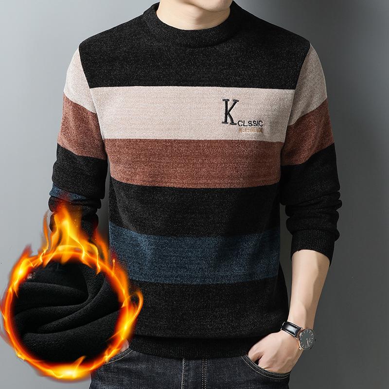 Men s Winter Chenille Round Neck Sweater with Velvet Lining 3XL
Men s Winter Chenille Round Neck Sweater with Velvet Lining 3XL