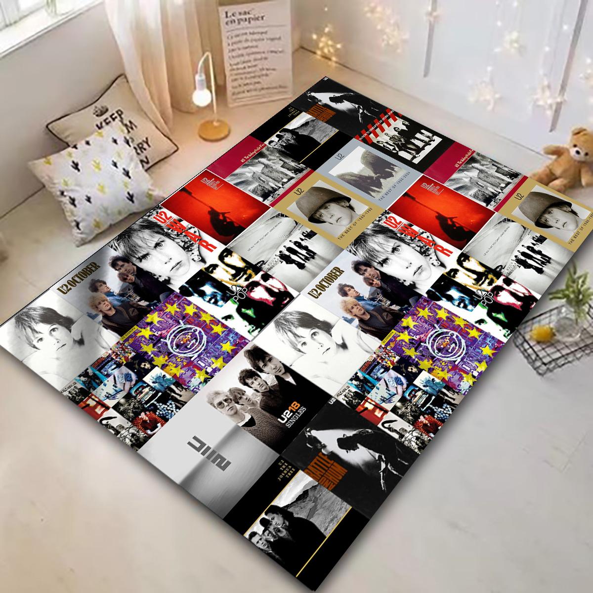 Classic Rock U-U2 Carpet Living Room Bedroom Bedside Bathroom Kitchen Hallway Floor Mat Anti-slip Area Rug Home Decor 40cmx60cm
Classic Rock U-U2 Carpet Living Room Bedroom Bedside Bathroom Kitchen Hallway Floor Mat Anti-slip Area Rug Home Decor 40cmx60cm