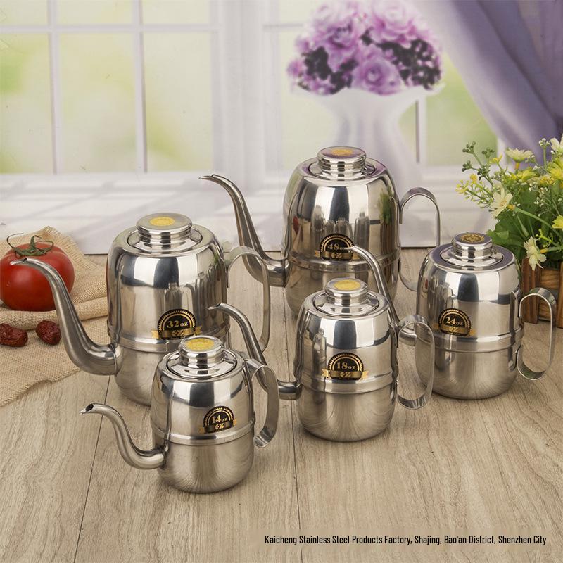Stainless Steel Non-Magnetic Multi-purpose Soy Sauce and Oil Pot - Thickened Seasoning Bottle for Restaurants 14oz (340ml) 120 per box
Stainless Steel Non-Magnetic Multi-purpose Soy Sauce and Oil Pot - Thickened Seasoning Bottle for Restaurants 14oz (340ml) 120 per box