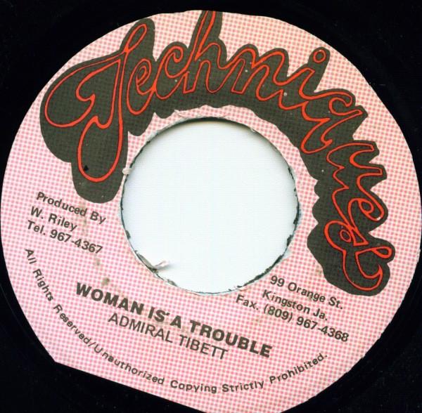 7inch Record ADMIRAL TIBET - Woman Is A Trouble NONE Techniques Jamaica Reggae, Ska & Dub Used
7inch Record ADMIRAL TIBET - Woman Is A Trouble NONE Techniques Jamaica Reggae, Ska & Dub Used