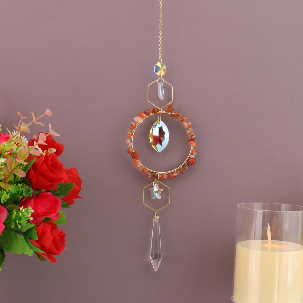 Gemstone Sun Catcher Wind Chime Pendant
Gemstone Sun Catcher Wind Chime Pendant