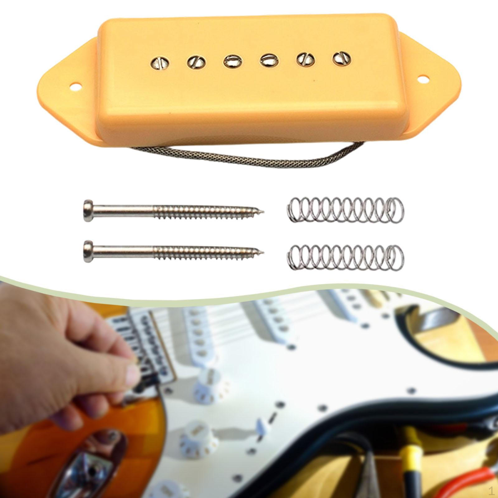 Coil Pickup, Replacement for P90 Pickups, Classical Musical Instruments, Delivers And Clear Yellow Neck
Coil Pickup, Replacement for P90 Pickups, Classical Musical Instruments, Delivers And Clear Yellow Neck
