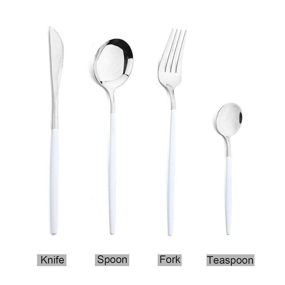 Набор столовых приборов из нержавеющей стали серебристого цвета Западный обеденный нож вилка ложка для супа десерта льда палочки для еды полный набор столового серебра посуды
Набор столовых приборов из нержавеющей стали серебристого цвета Западный обеденный нож вилка ложка для супа десерта льда палочки для еды полный набор столового серебра посуды