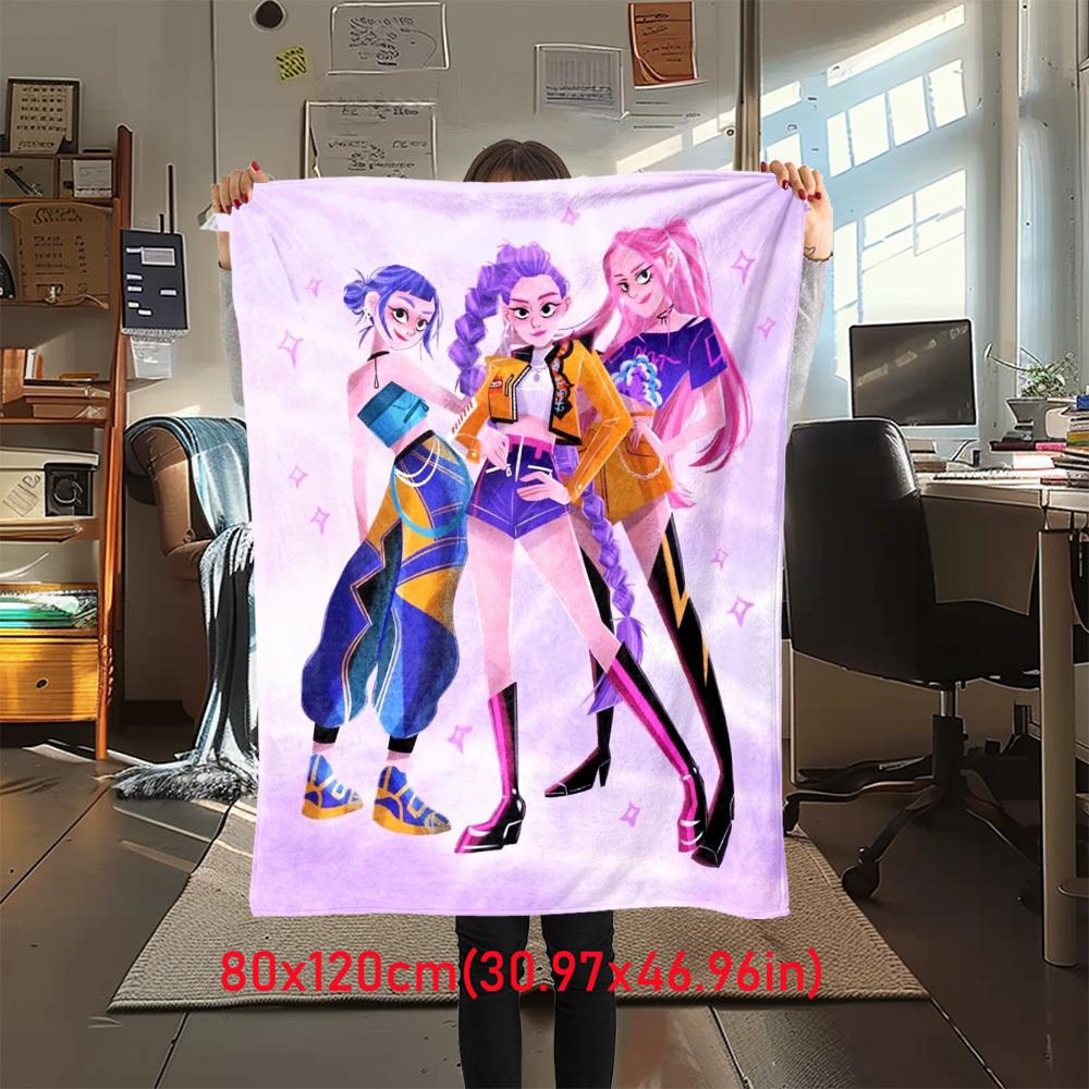 1Pc HUNTR/X Print Flannel Blanket, High quality Digital Printing, Comfortable for All Seasons, Home DecorGifts821048 80x120cm
1Pc HUNTR/X Print Flannel Blanket, High quality Digital Printing, Comfortable for All Seasons, Home DecorGifts821048 80x120cm