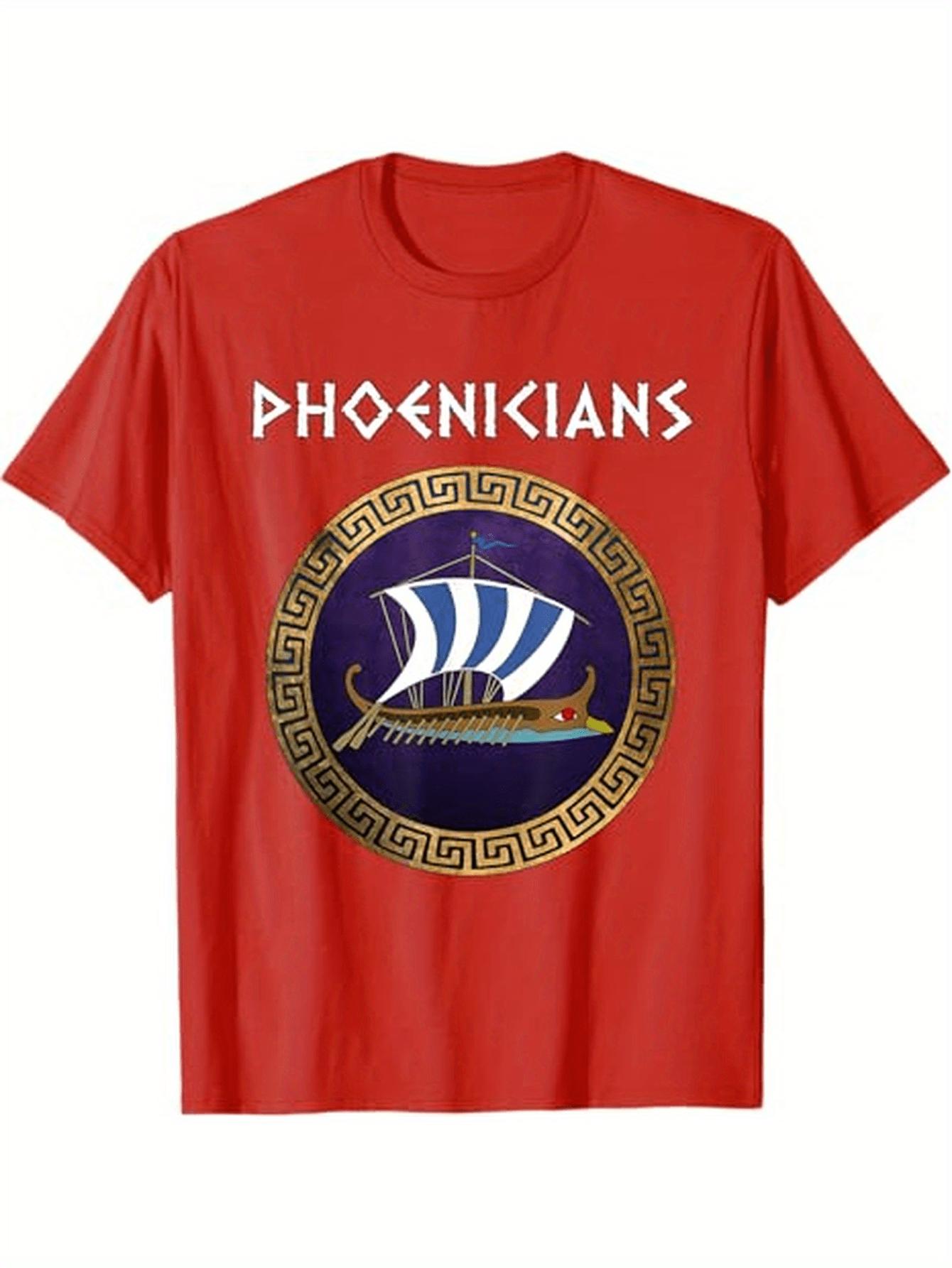 Phoenicians Ancient Civilization Ship Symbol TShirt 100 Cotton ONeck Short Sleeve Summer Casual Mens Tshirt Streetwear S
Phoenicians Ancient Civilization Ship Symbol TShirt 100 Cotton ONeck Short Sleeve Summer Casual Mens Tshirt Streetwear S