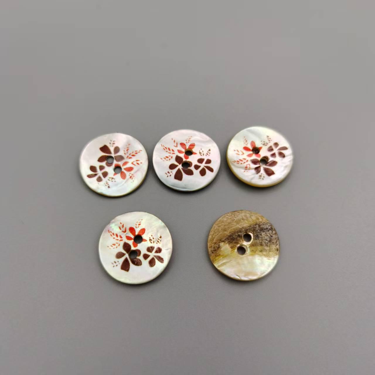 Pure Natural Mabe Shell Orange & Coffee Sweater Cardigan 2-Hole Buttons
Pure Natural Mabe Shell Orange & Coffee Sweater Cardigan 2-Hole Buttons