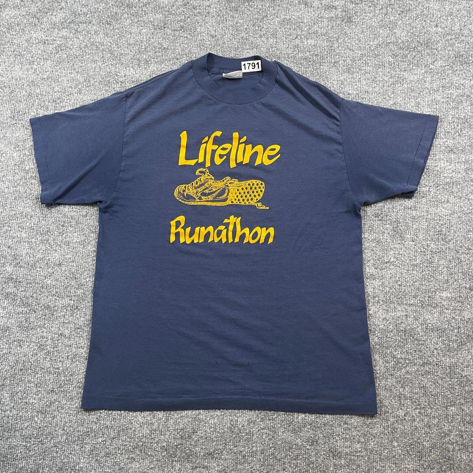 Vintage 80s Lifeline Runathon WFRN FM 104.7 Radio Shirt M 20x25 Society Bank L
Vintage 80s Lifeline Runathon WFRN FM 104.7 Radio Shirt M 20x25 Society Bank L
