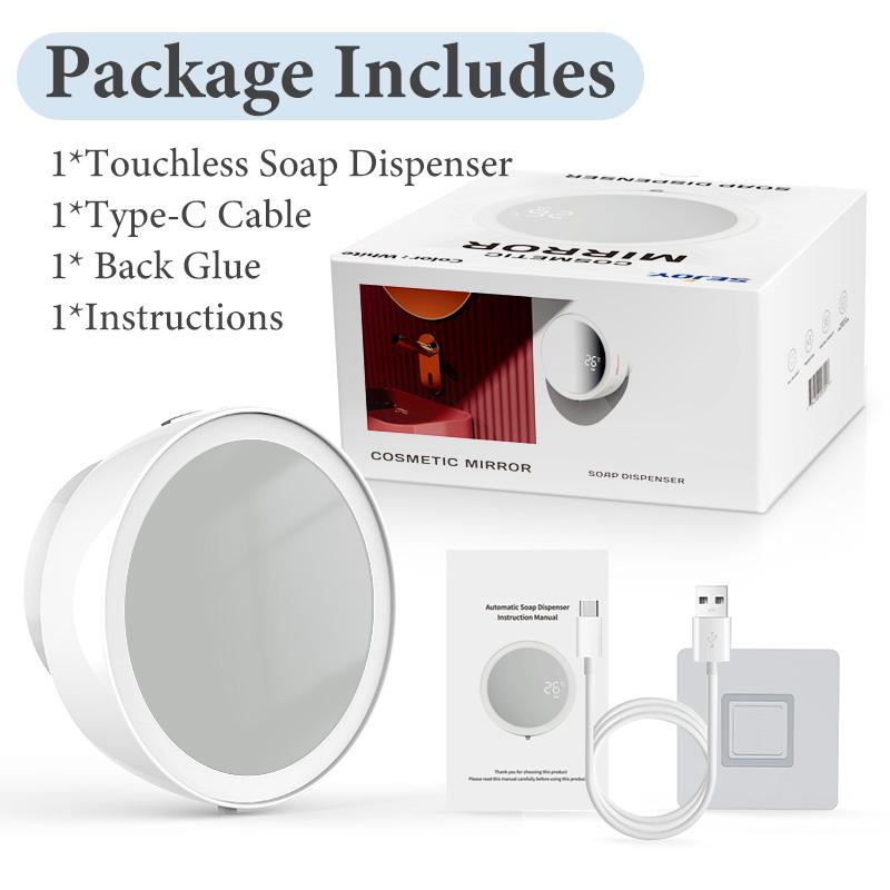 Автоматический дозатор мыла Бесконтактный электрический дозатор мыльной пены 280 мл USB Перезаряжаемый 3-уровневый регулируемый дозатор мыльной пены слоновая кость
Автоматический дозатор мыла Бесконтактный электрический дозатор мыльной пены 280 мл USB Перезаряжаемый 3-уровневый регулируемый дозатор мыльной пены слоновая кость