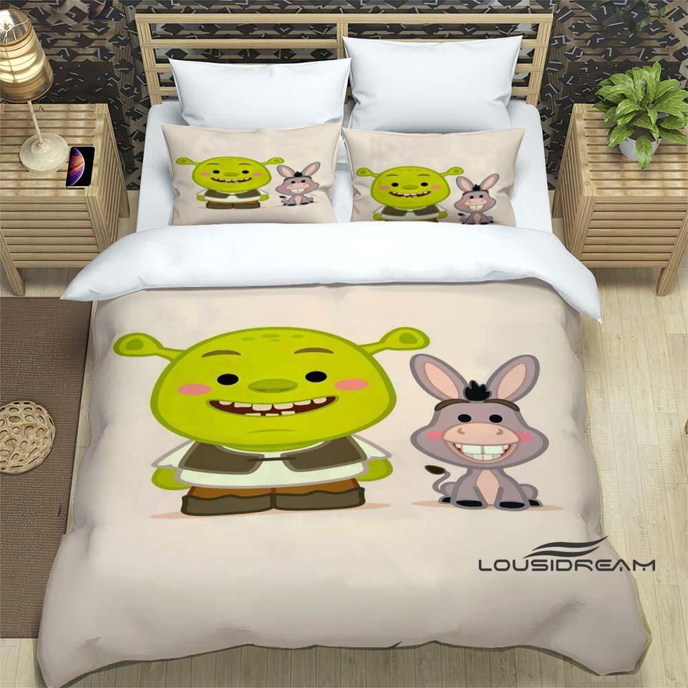 (Shrek) Bedding Set — 3D-Printed Cartoon Duvet Cover — Soft and Comfortable — An Ideal Gift for Boys 135x200cm
(Shrek) Bedding Set — 3D-Printed Cartoon Duvet Cover — Soft and Comfortable — An Ideal Gift for Boys 135x200cm