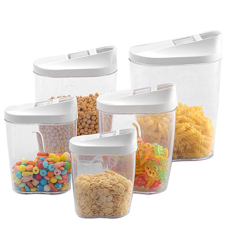 Прозрачная герметичная пластиковая банка для хранения зерна, орехов, закусок, специй и кофе 5-Piece Set (Color Box)
Прозрачная герметичная пластиковая банка для хранения зерна, орехов, закусок, специй и кофе 5-Piece Set (Color Box)