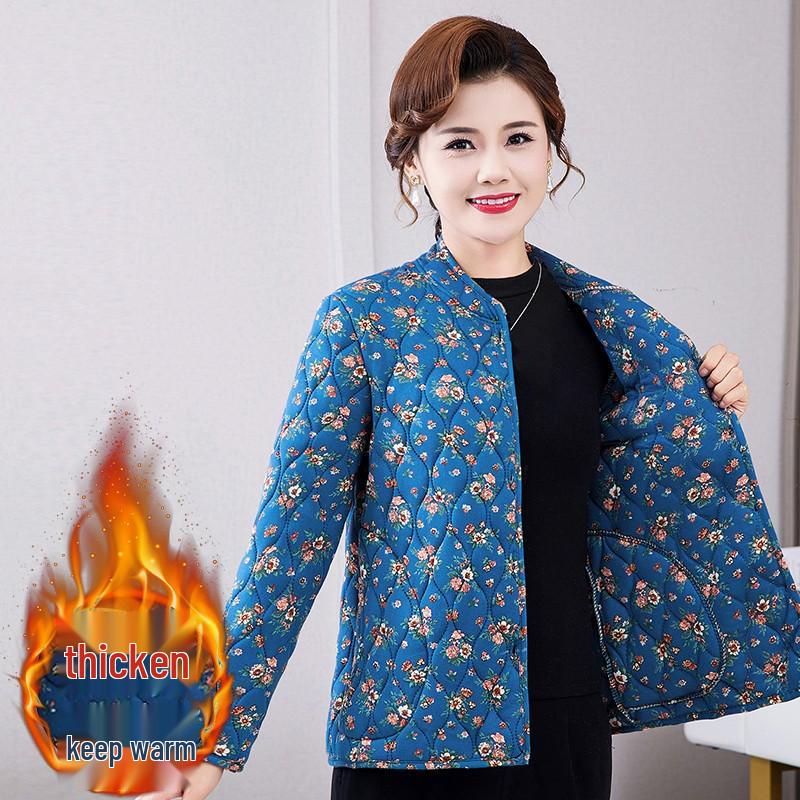 New Lightweight Winter Cotton Padded Jacket for Middle-aged and Elderly Women - Loose Fit, Plus Size, Warm Outerwear 2XL (105-120 lbs recommended) синій
New Lightweight Winter Cotton Padded Jacket for Middle-aged and Elderly Women - Loose Fit, Plus Size, Warm Outerwear 2XL (105-120 lbs recommended) синій