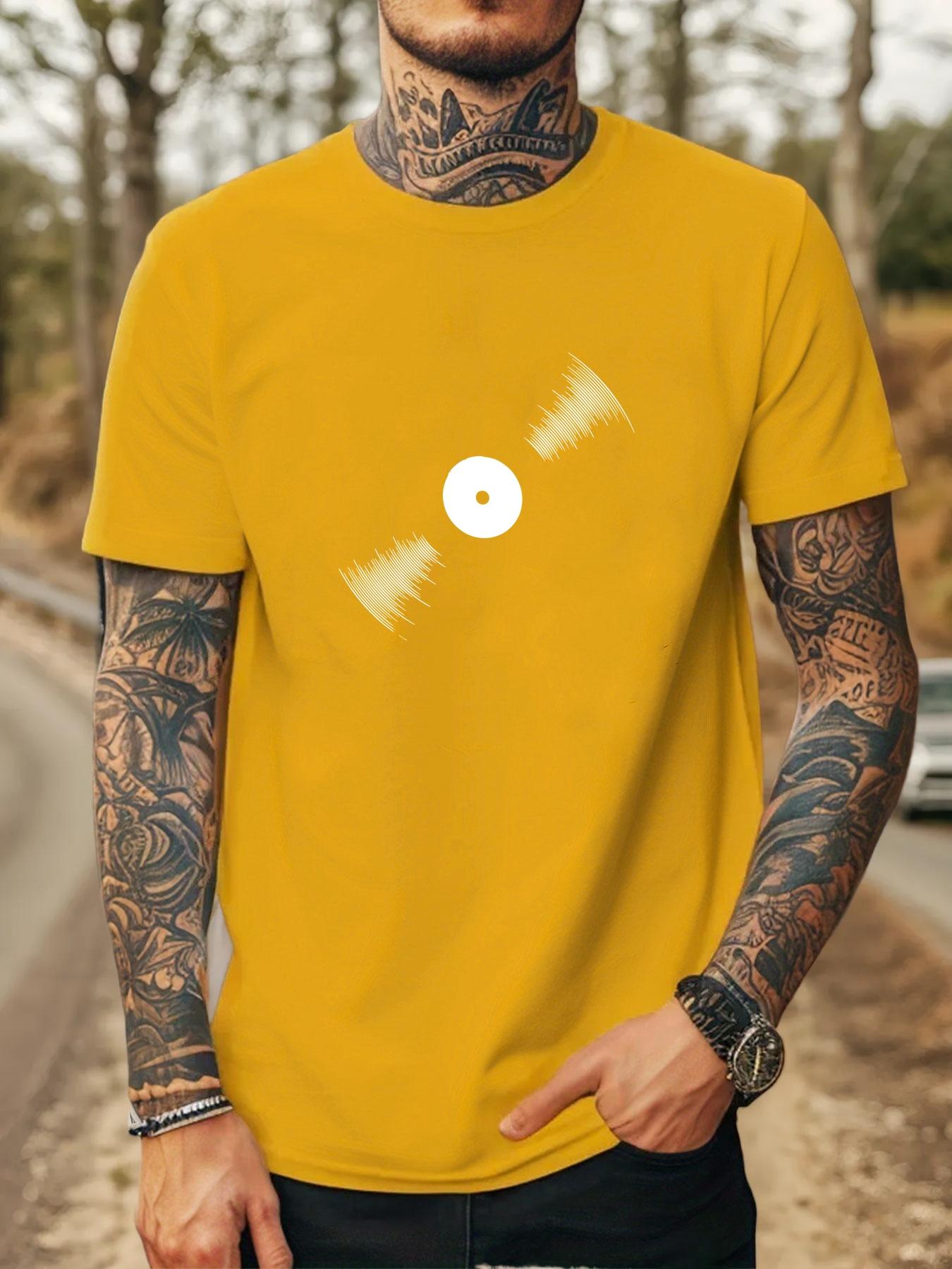 Men s summer 100% pure cotton fashionable retro vinyl record pattern casual loose round neck short sleeved T-shirt versatile top S разноцветный
Men s summer 100% pure cotton fashionable retro vinyl record pattern casual loose round neck short sleeved T-shirt versatile top S разноцветный