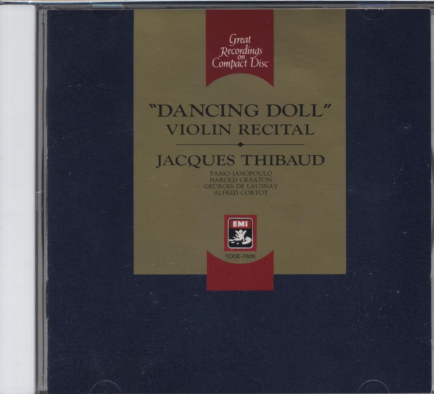 CD TIBO (JACK), ECKLESS, ETC. - Dancing Dolls-Thibaud Violi TOCE7826PROMO Japan ObiClassical Used
CD TIBO (JACK), ECKLESS, ETC. - Dancing Dolls-Thibaud Violi TOCE7826PROMO Japan ObiClassical Used
