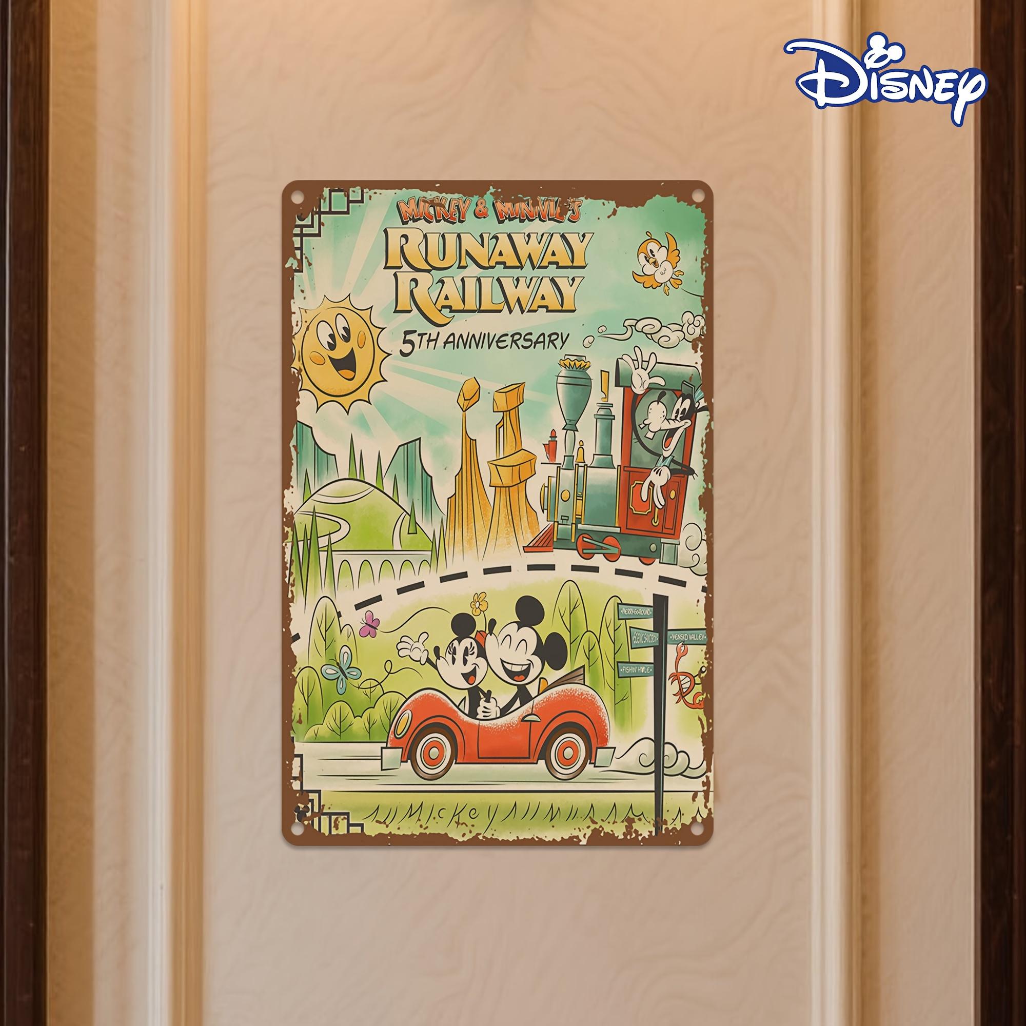 1pc Disney Vintage Mickey & Minnie Mouse Runaway Railway Metal Tin Sign - 8x12 Inch Durable Iron Wall Art, Retro Nostalgic Disne 7.9x11.8In(20x30cm)
1pc Disney Vintage Mickey & Minnie Mouse Runaway Railway Metal Tin Sign - 8x12 Inch Durable Iron Wall Art, Retro Nostalgic Disne 7.9x11.8In(20x30cm)