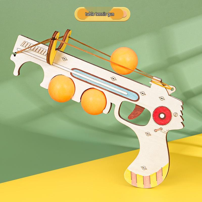 Набор для научных экспериментов «Эластичная пушка»: Физический эксперимент по настольному теннису для учеников начальной и средней школы
Набор для научных экспериментов «Эластичная пушка»: Физический эксперимент по настольному теннису для учеников начальной и средней школы