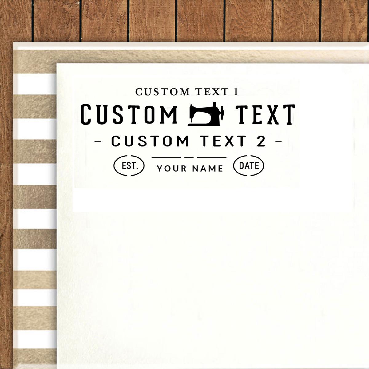 Printtoo Custom Text Self Inking Shop Address Personalized Sewing Logo Design Envelope Rubber 2.5 x 1.2 Inches (Approx) чёрный
Printtoo Custom Text Self Inking Shop Address Personalized Sewing Logo Design Envelope Rubber 2.5 x 1.2 Inches (Approx) чёрный